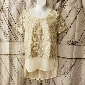 Alberto Makali Sequin Top